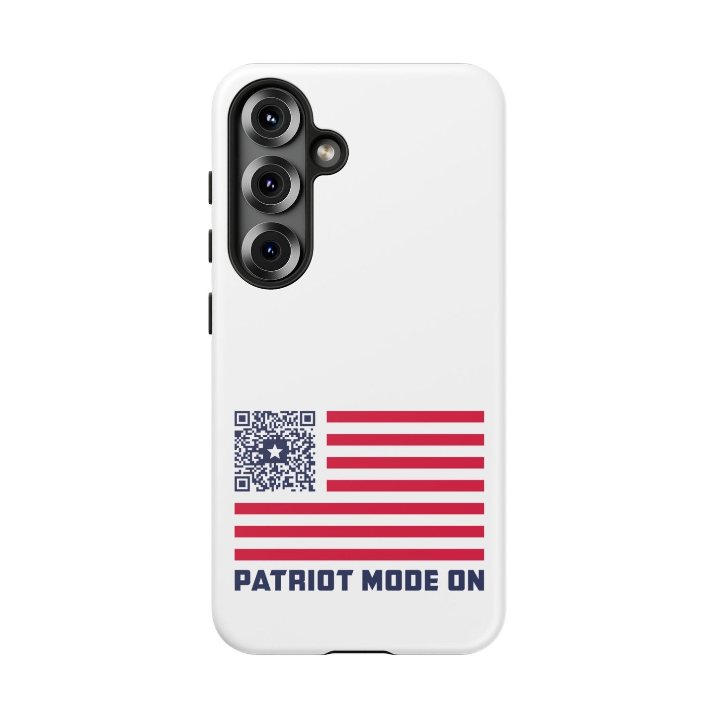 Patriot – Tough Case – White – Patriot Mode On - QR NATION