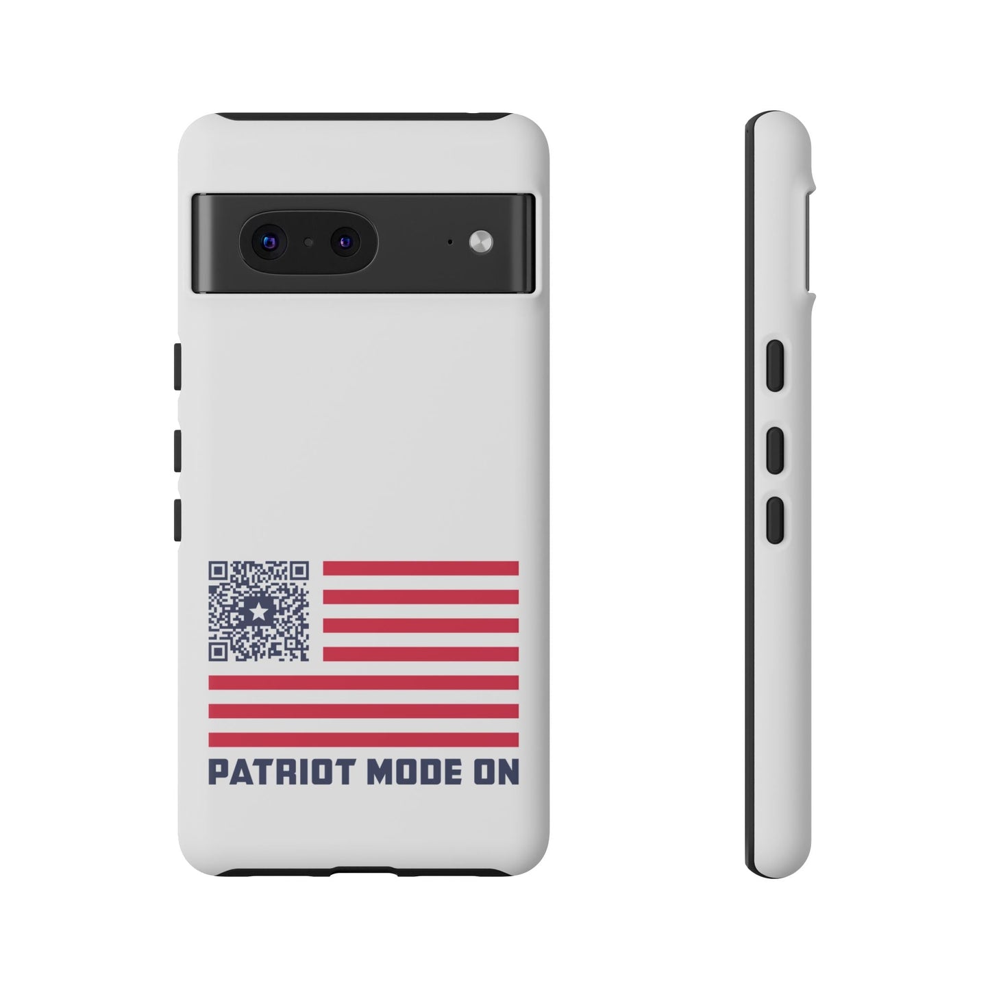 Patriot – Tough Case – White – Patriot Mode On - QR NATION