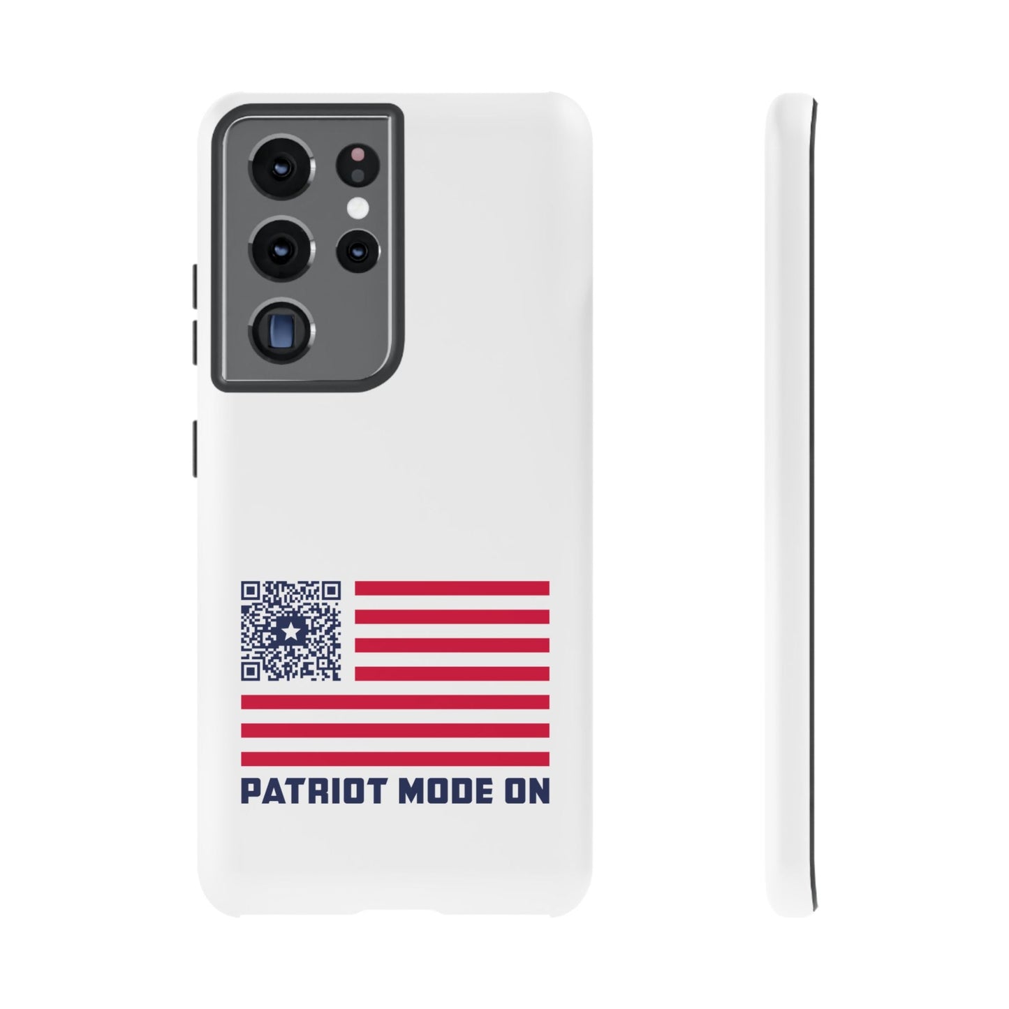 Patriot – Tough Case – White – Patriot Mode On - QR NATION