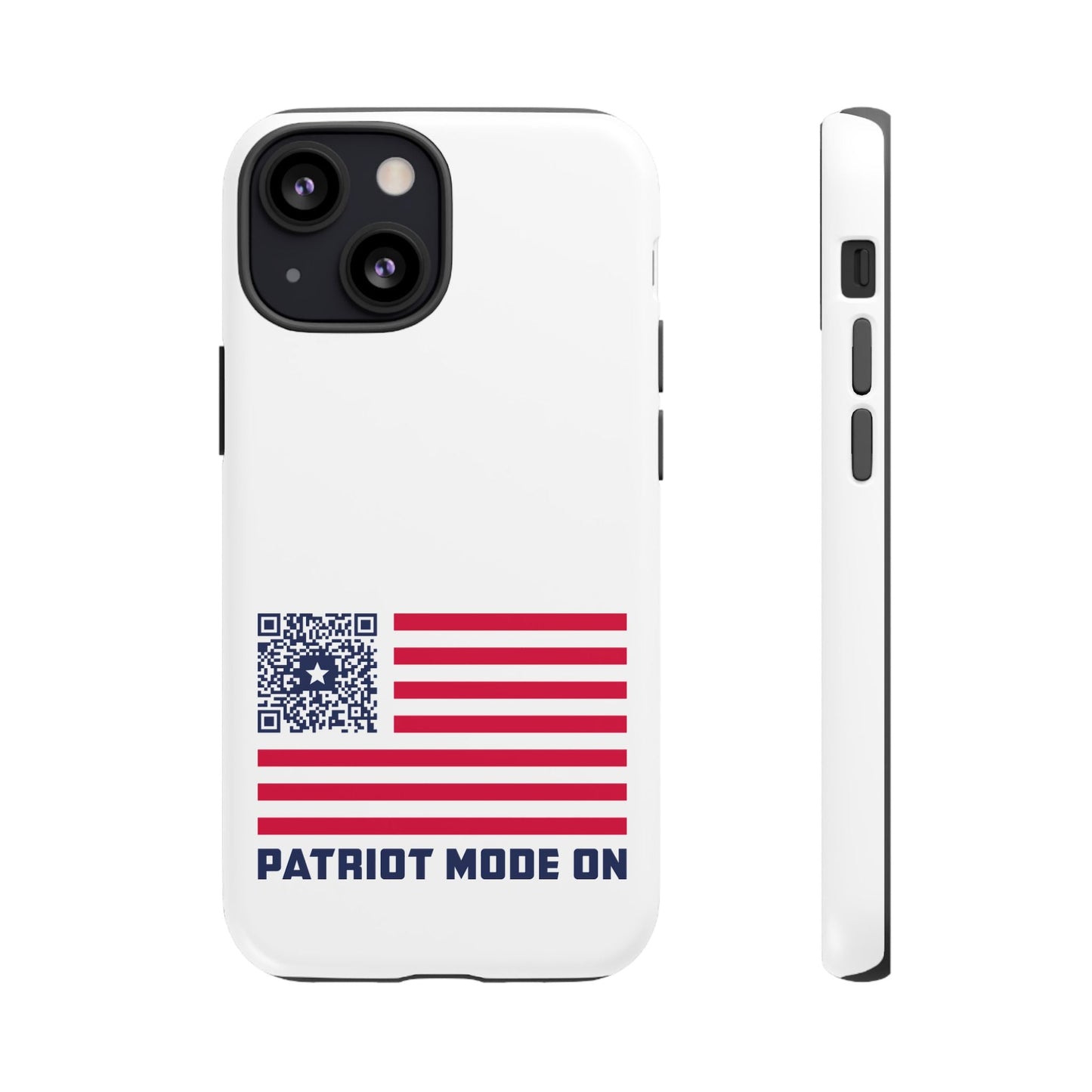 Patriot – Tough Case – White – Patriot Mode On - QR NATION