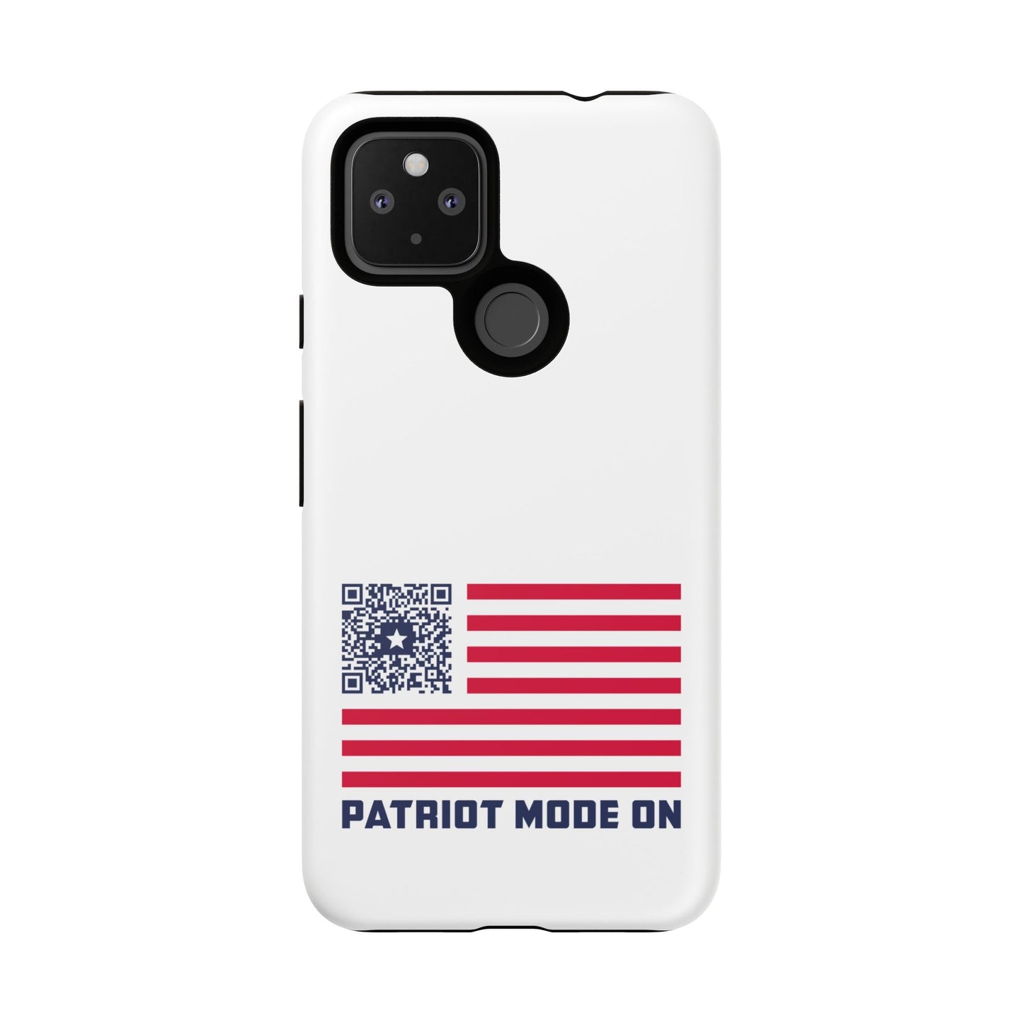 Patriot – Tough Case – White – Patriot Mode On - QR NATION