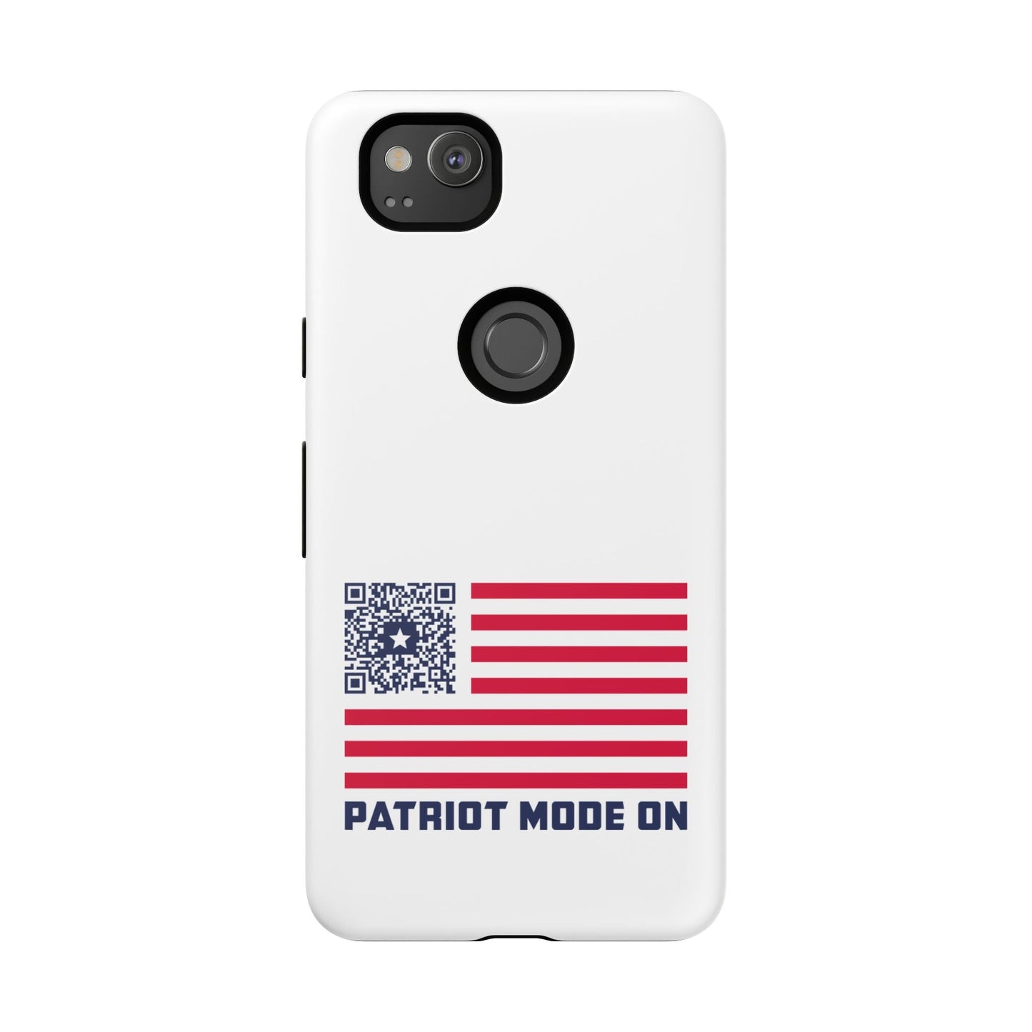 Patriot – Tough Case – White – Patriot Mode On - QR NATION