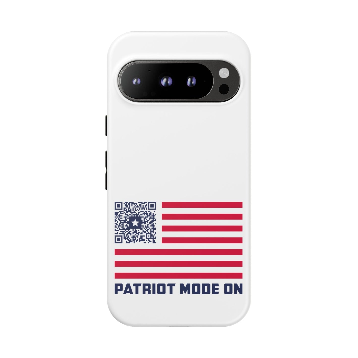 Patriot – Tough Case – White – Patriot Mode On - QR NATION