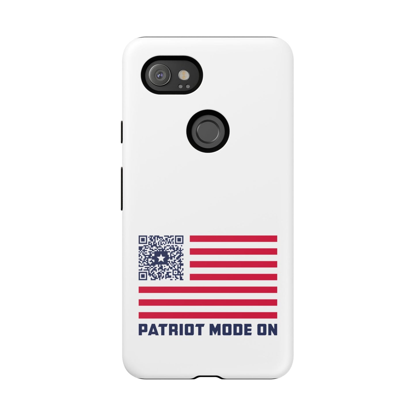 Patriot – Tough Case – White – Patriot Mode On - QR NATION