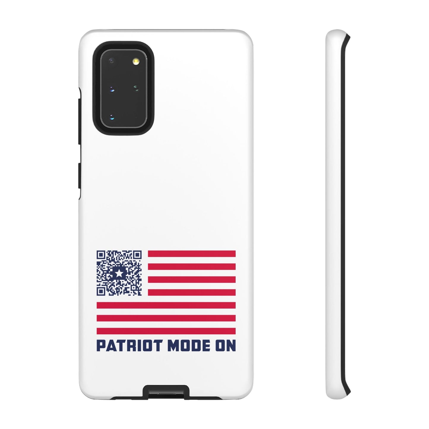 Patriot – Tough Case – White – Patriot Mode On - QR NATION