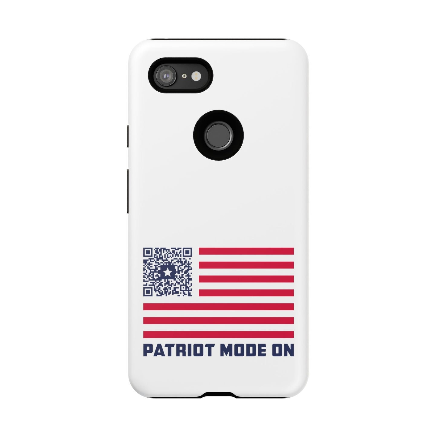 Patriot – Tough Case – White – Patriot Mode On - QR NATION