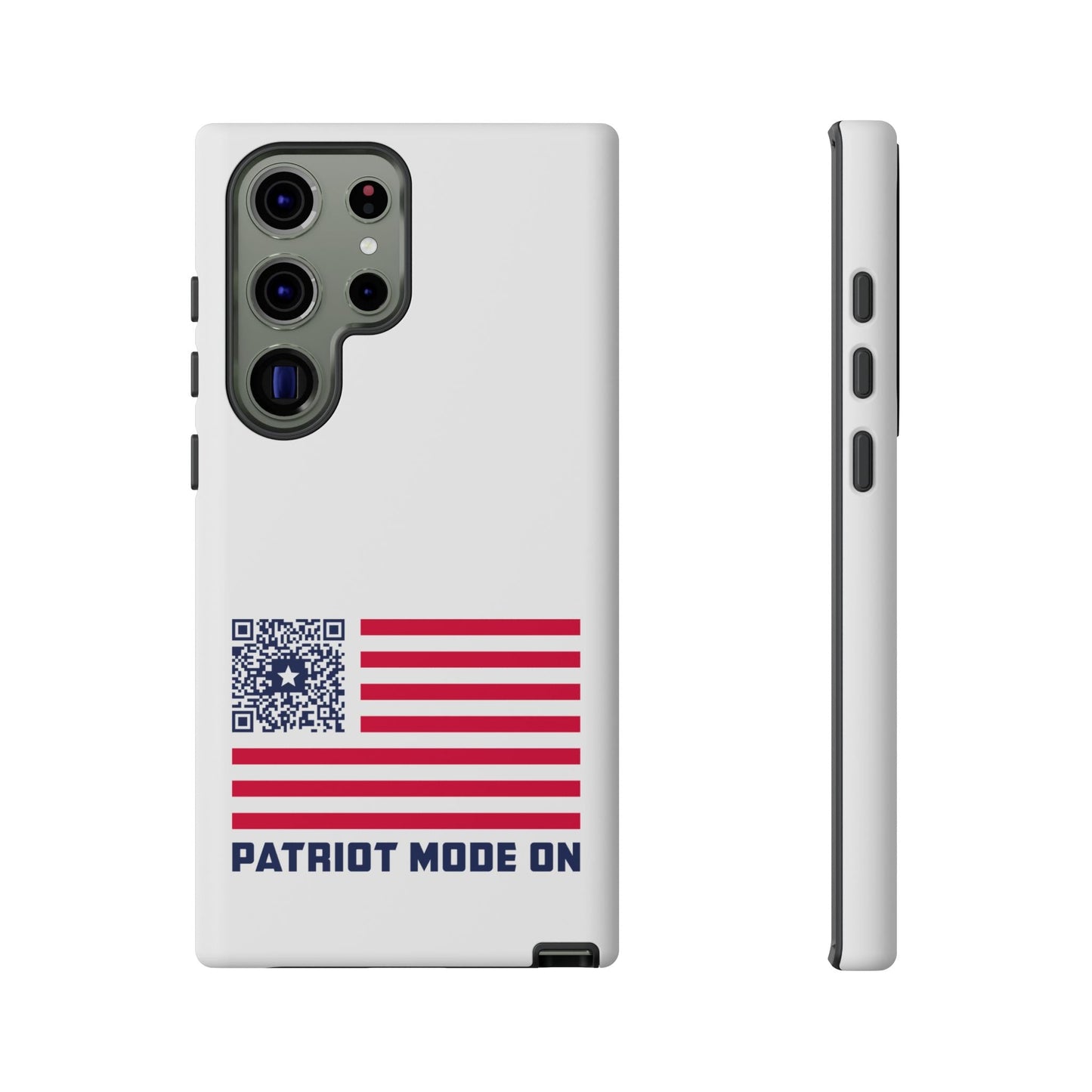 Patriot – Tough Case – White – Patriot Mode On - QR NATION