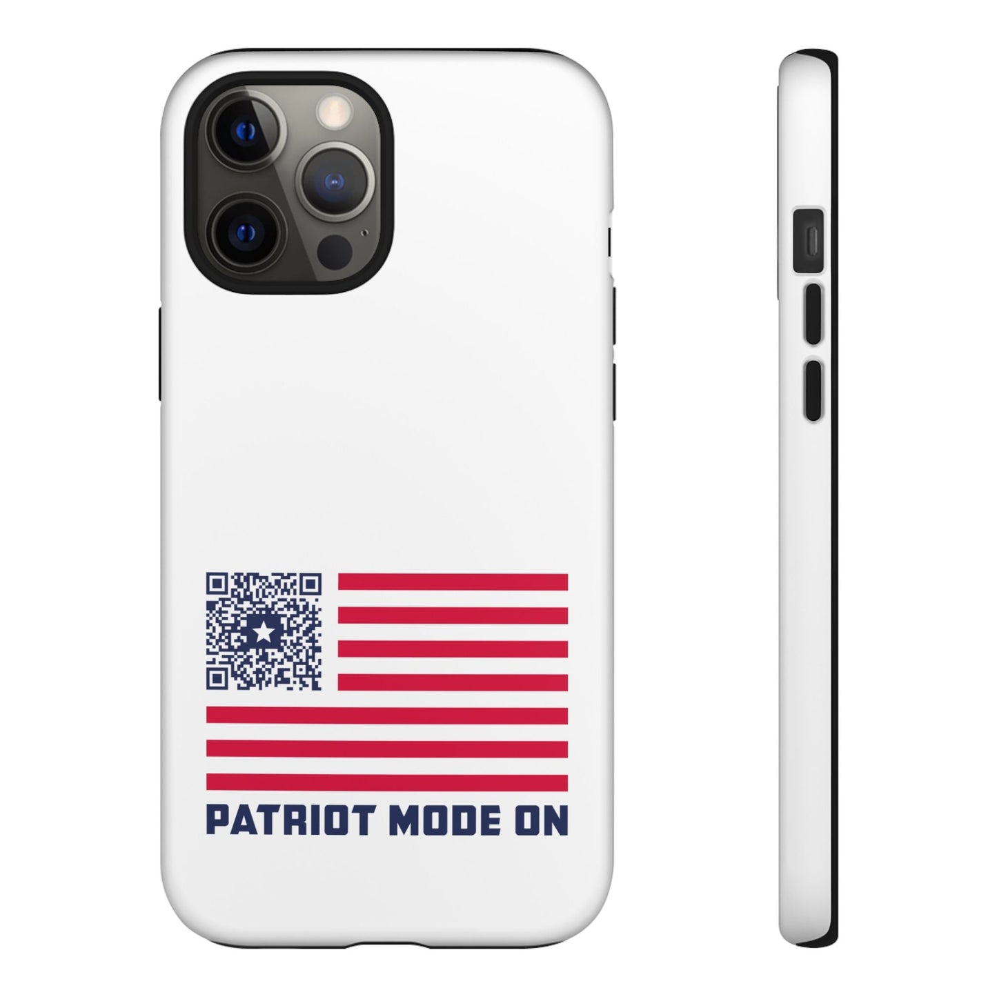 Patriot – Tough Case – White – Patriot Mode On - QR NATION