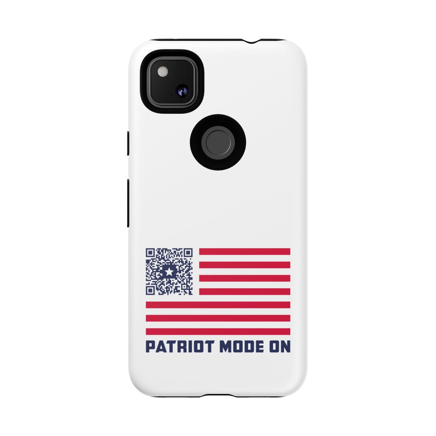 Patriot – Tough Case – White – Patriot Mode On - QR NATION