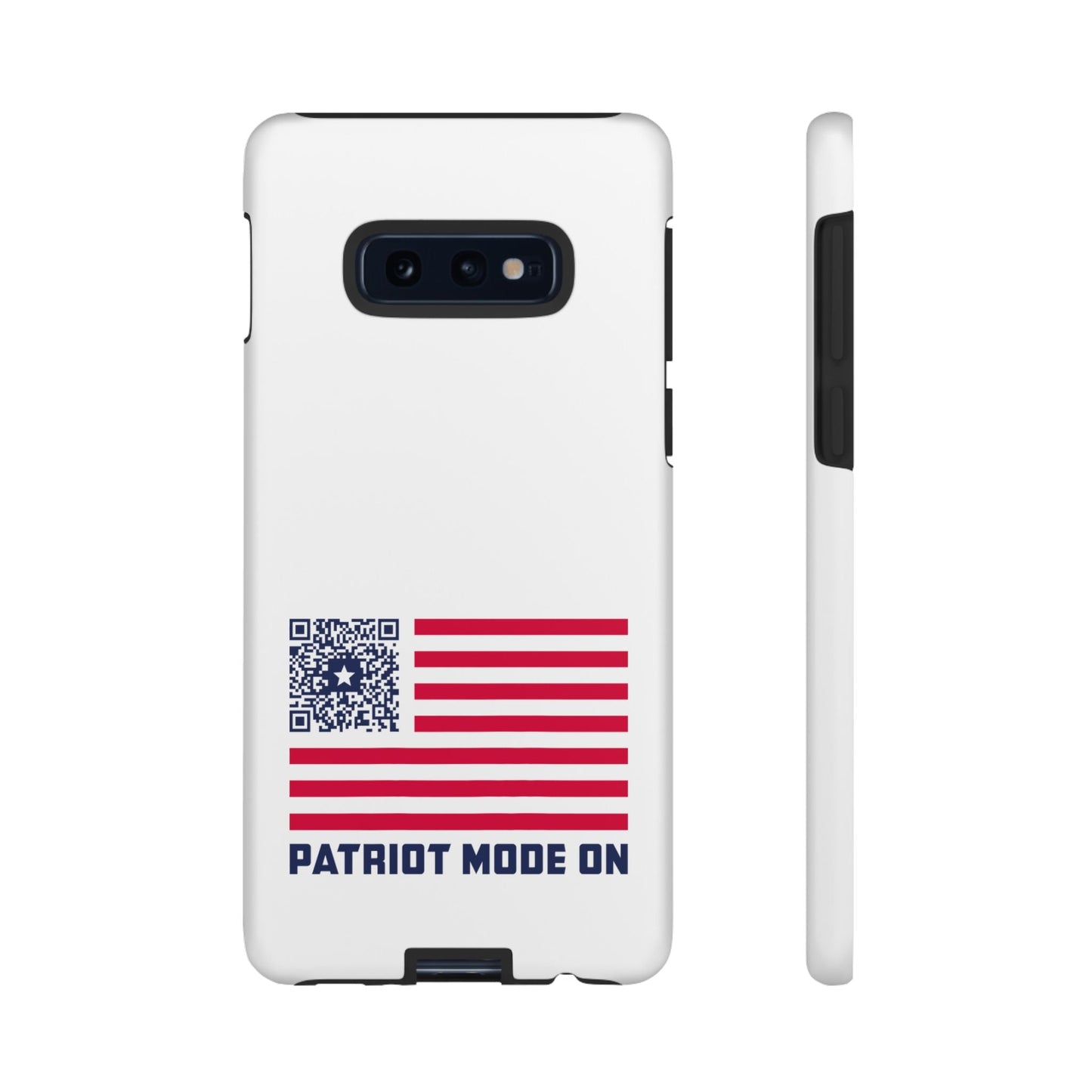 Patriot – Tough Case – White – Patriot Mode On - QR NATION