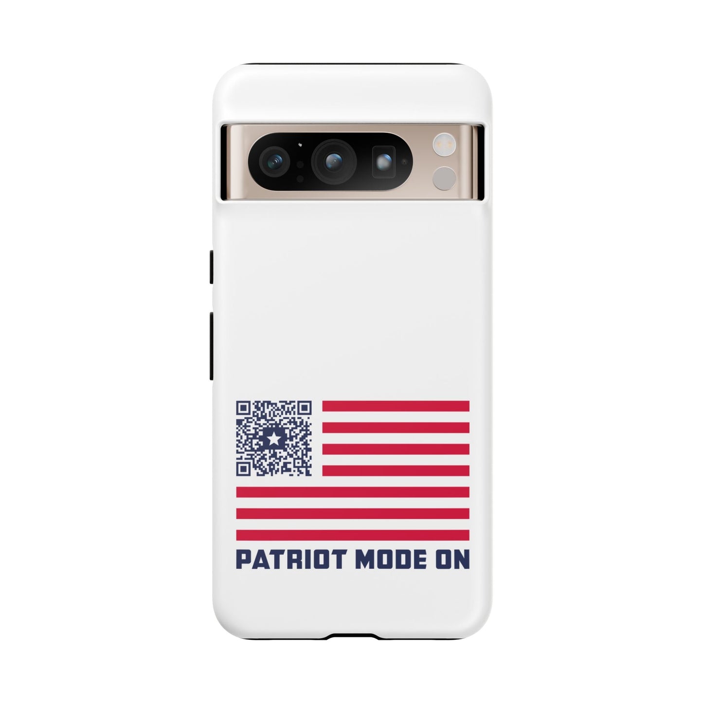Patriot – Tough Case – White – Patriot Mode On - QR NATION