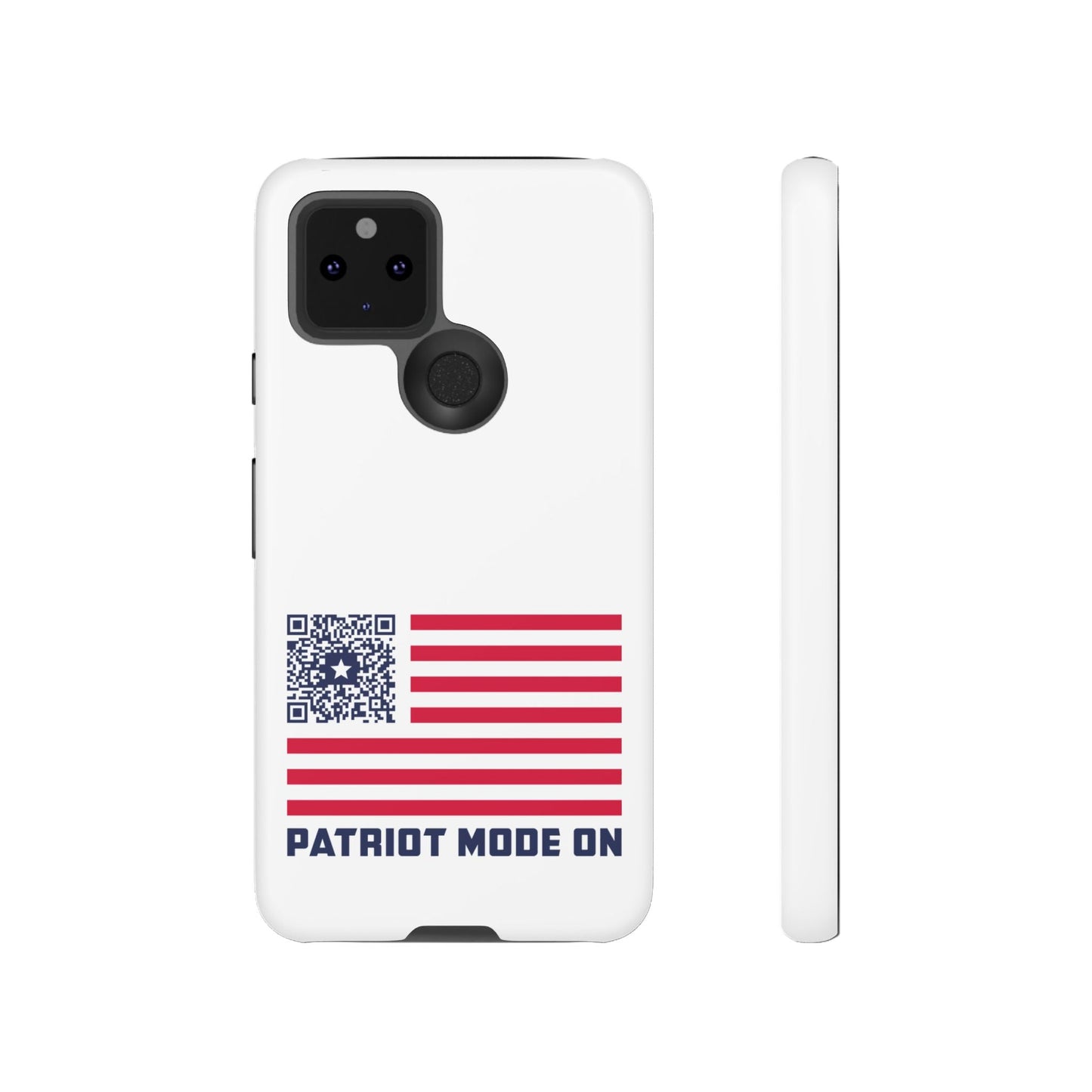 Patriot – Tough Case – White – Patriot Mode On - QR NATION