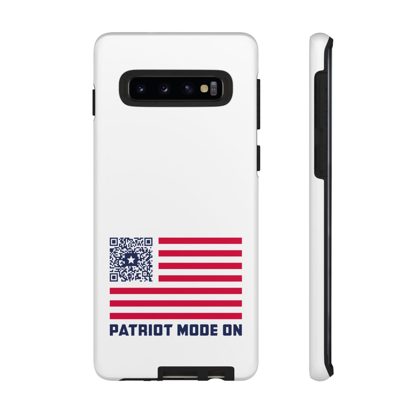 Patriot – Tough Case – White – Patriot Mode On - QR NATION
