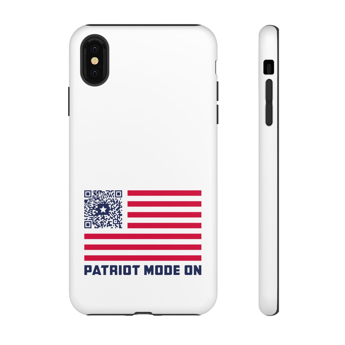 Patriot – Tough Case – White – Patriot Mode On - QR NATION