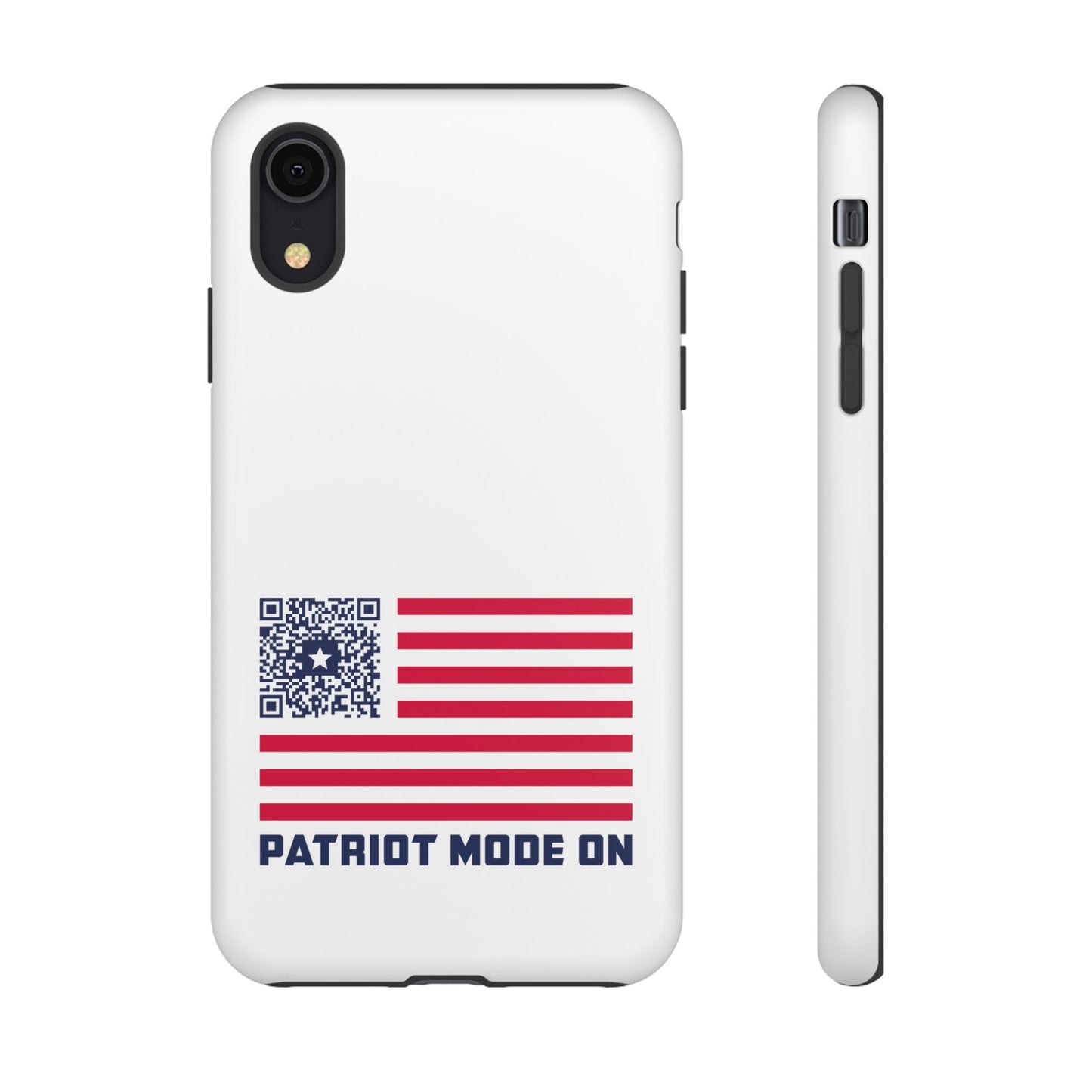 Patriot – Tough Case – White – Patriot Mode On - QR NATION