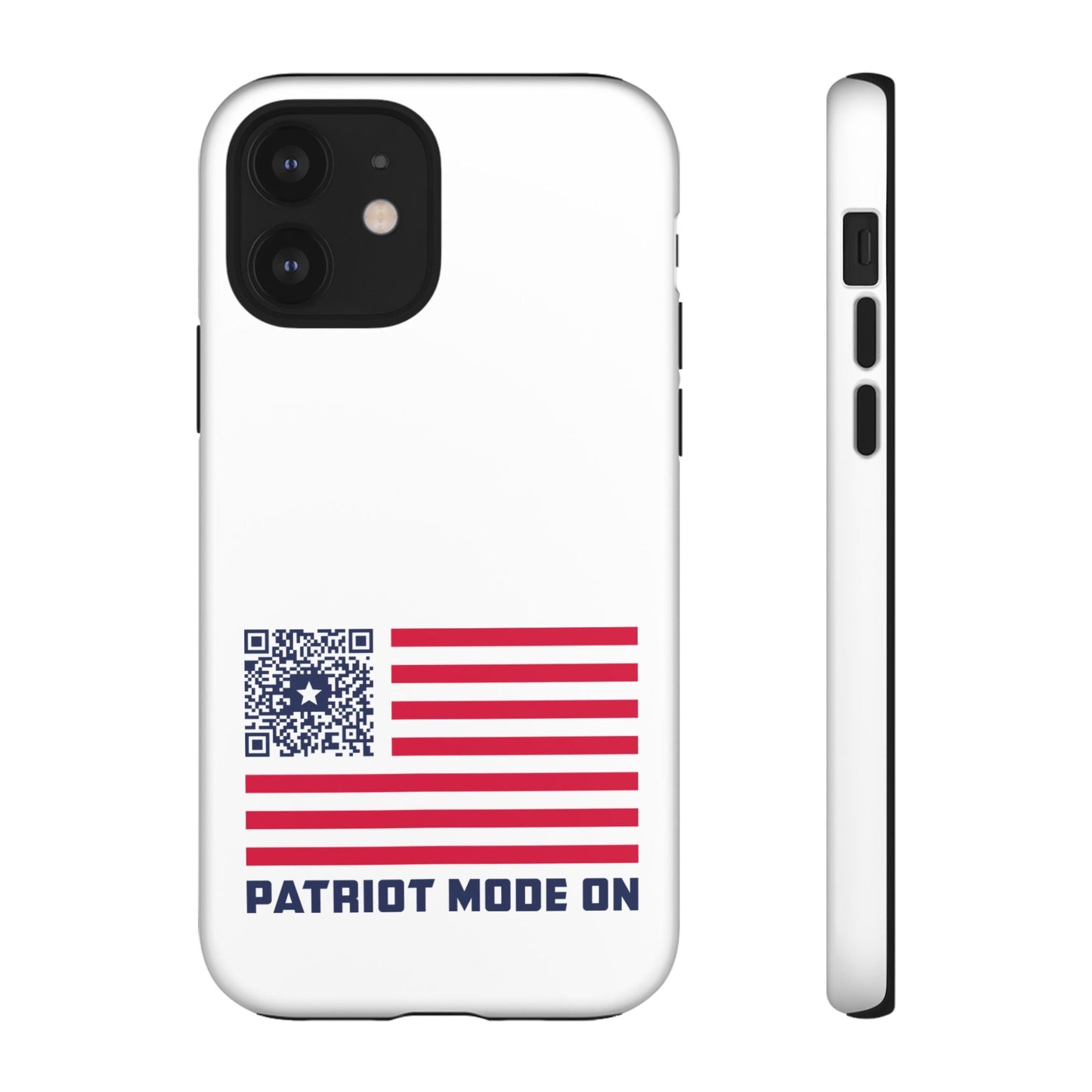 Patriot – Tough Case – White – Patriot Mode On - QR NATION