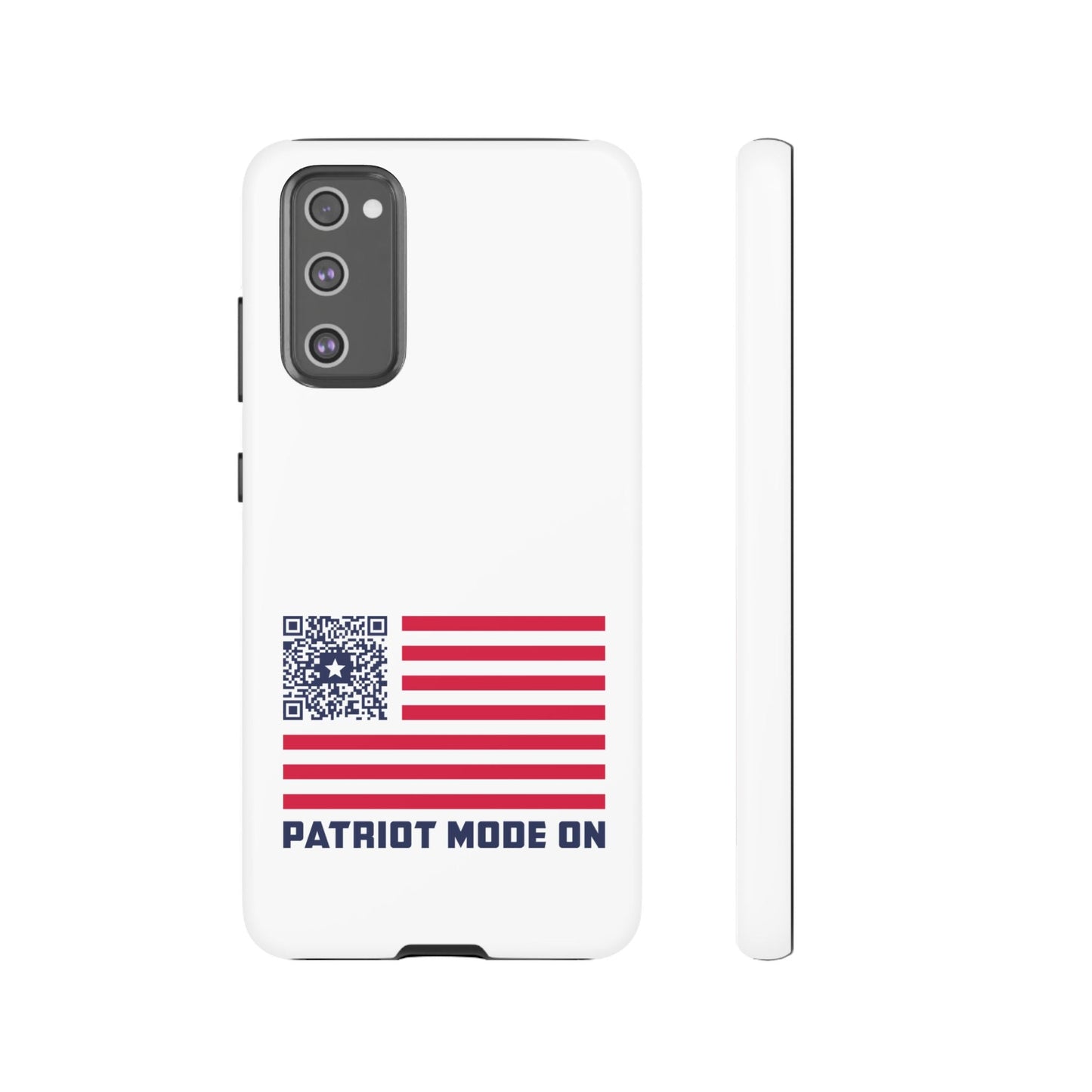 Patriot – Tough Case – White – Patriot Mode On - QR NATION