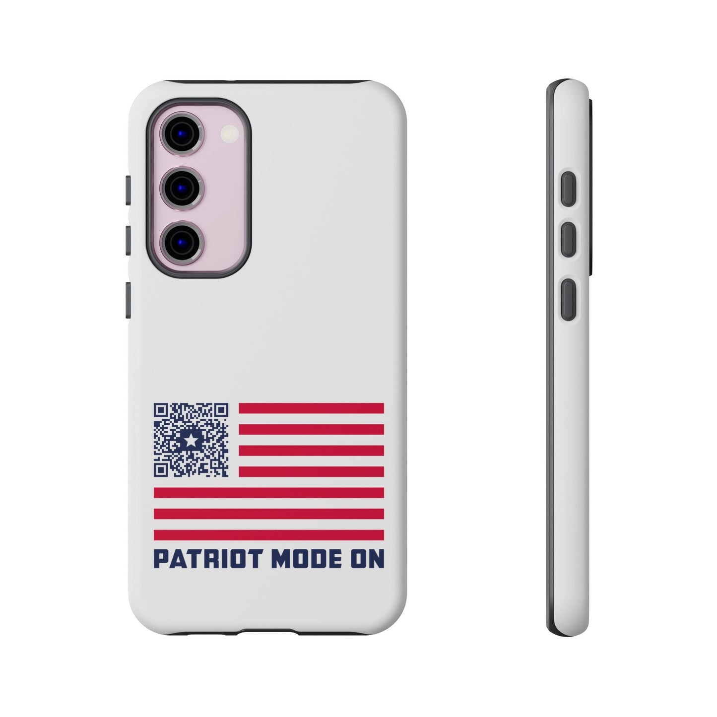 Patriot – Tough Case – White – Patriot Mode On - QR NATION