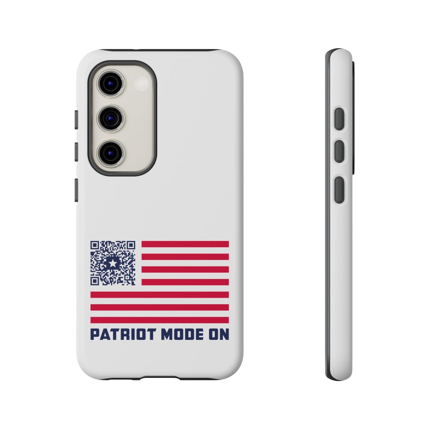 Patriot – Tough Case – White – Patriot Mode On - QR NATION