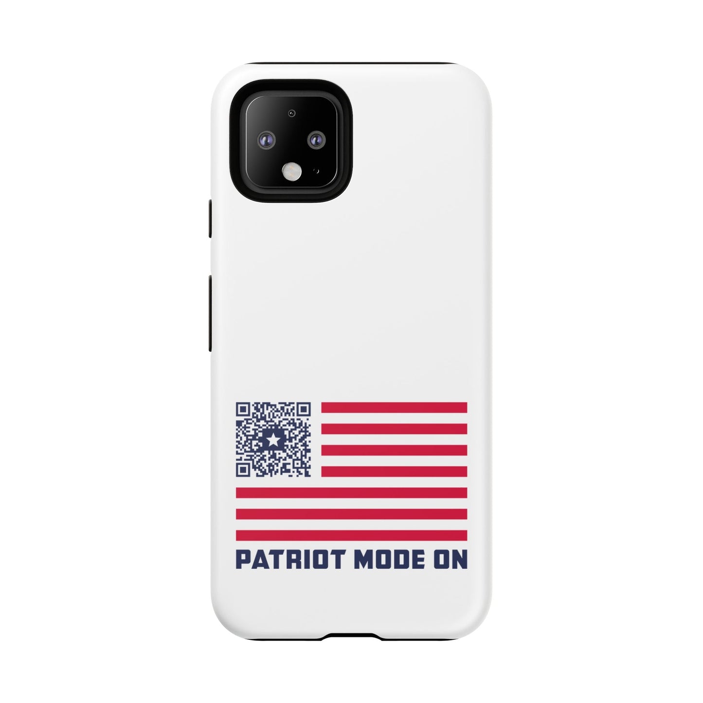 Patriot – Tough Case – White – Patriot Mode On - QR NATION