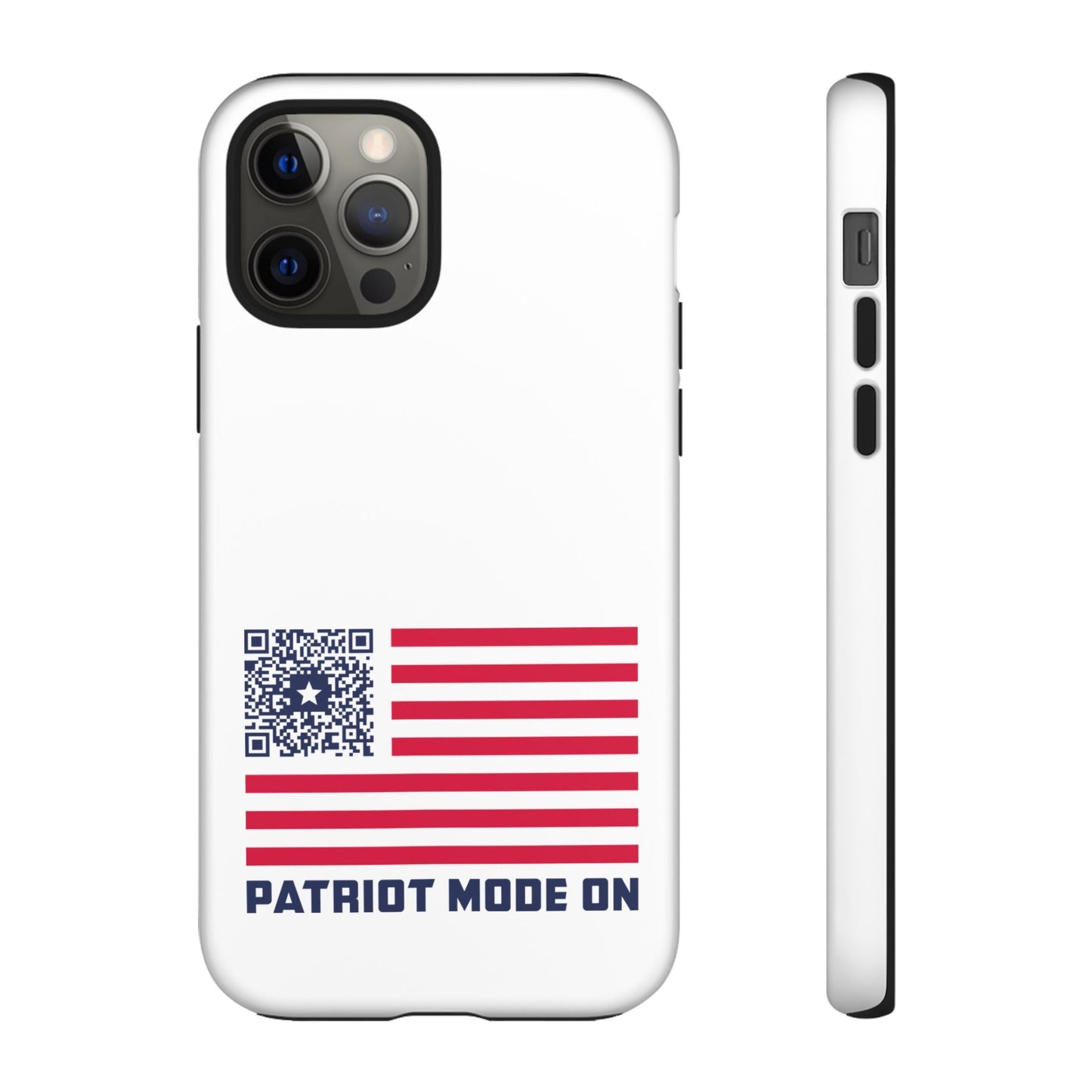 Patriot – Tough Case – White – Patriot Mode On - QR NATION