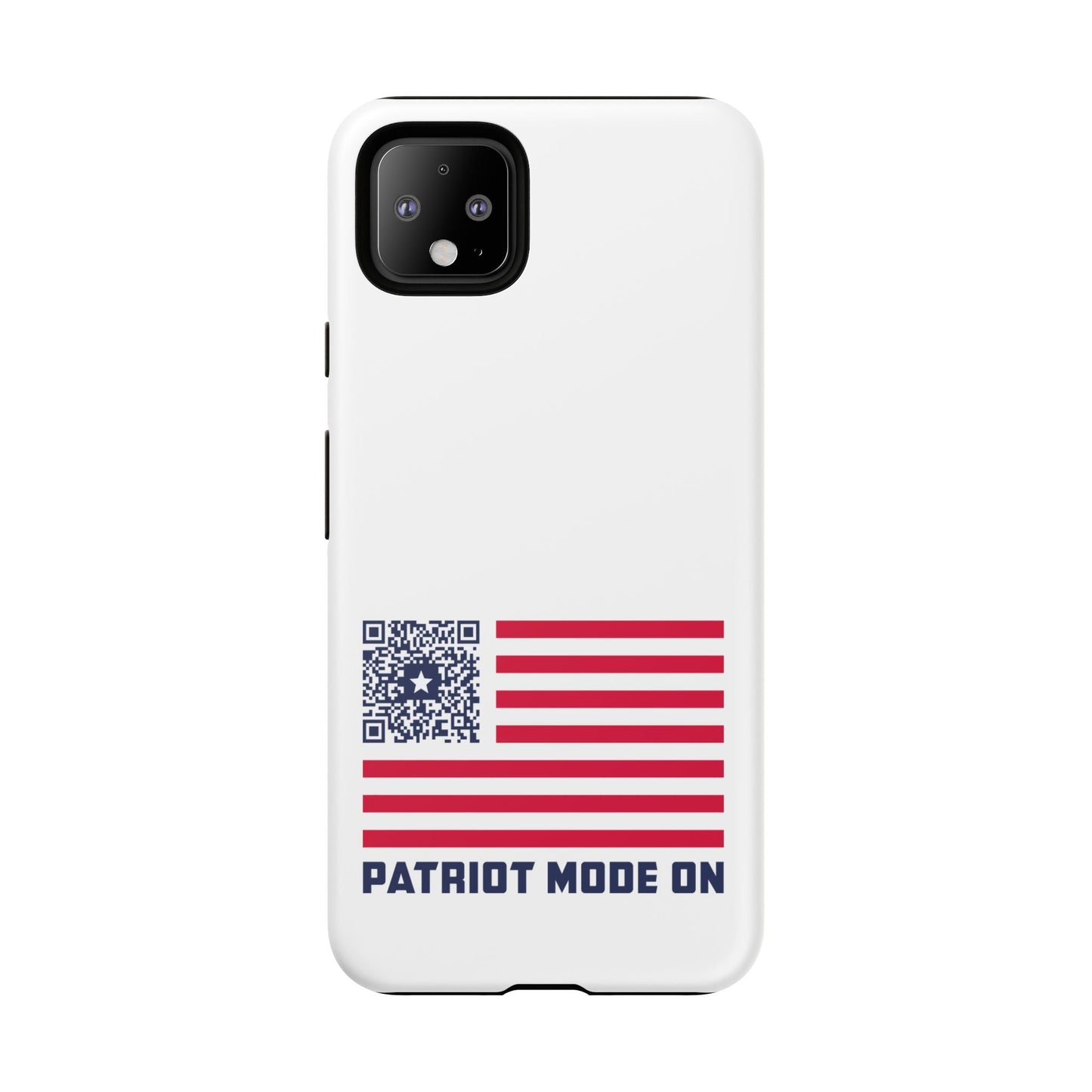 Patriot – Tough Case – White – Patriot Mode On - QR NATION