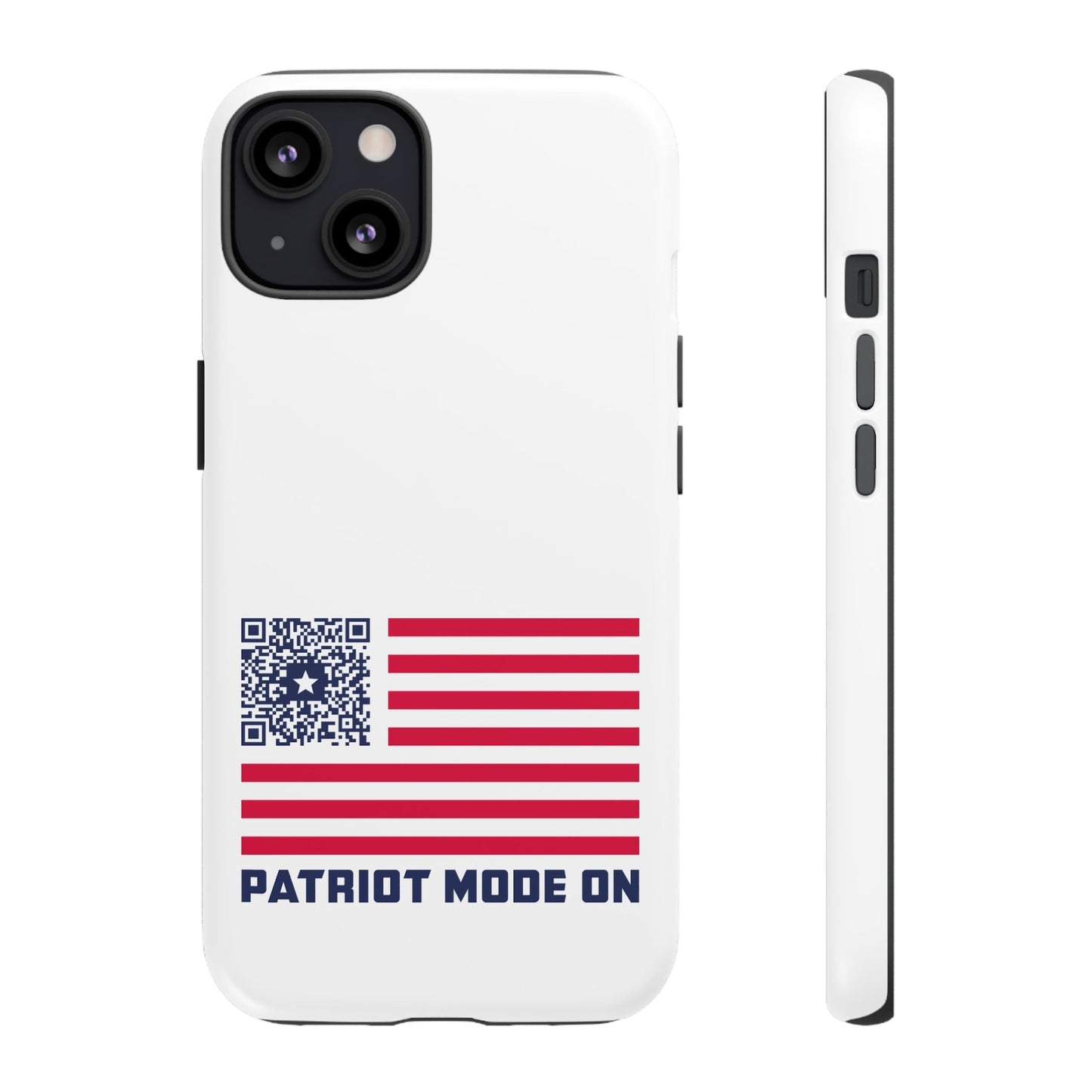 Patriot – Tough Case – White – Patriot Mode On - QR NATION