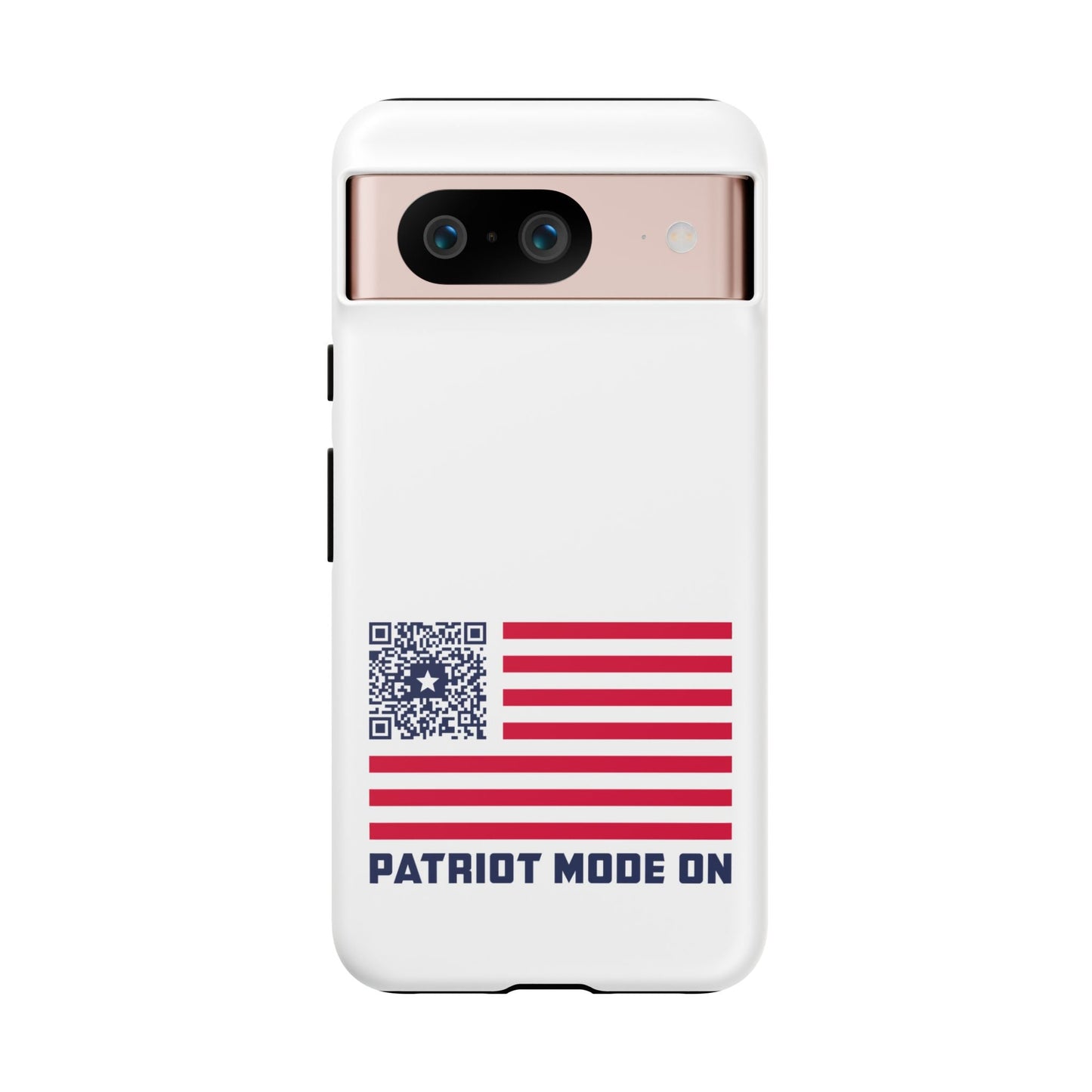 Patriot – Tough Case – White – Patriot Mode On - QR NATION