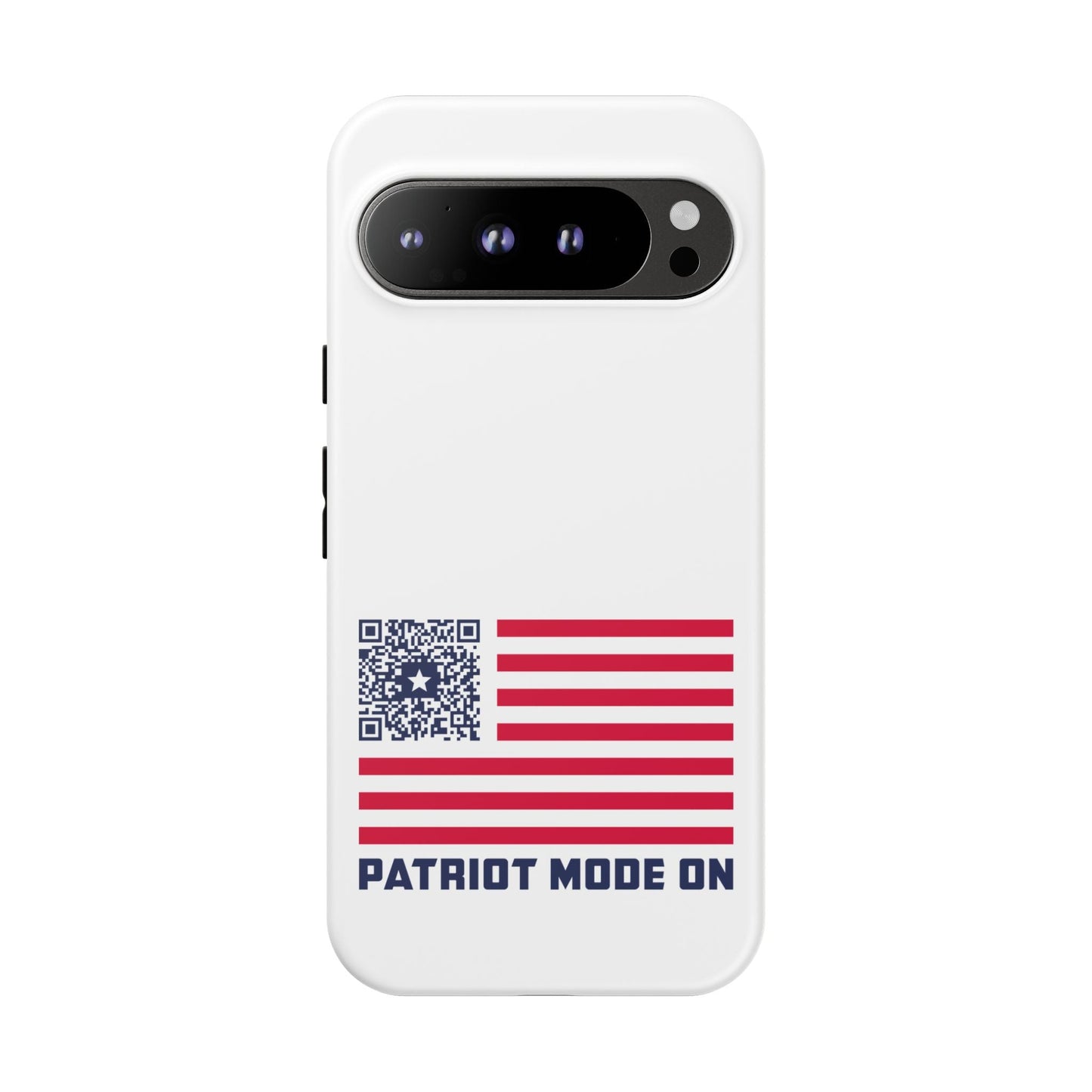 Patriot – Tough Case – White – Patriot Mode On - QR NATION
