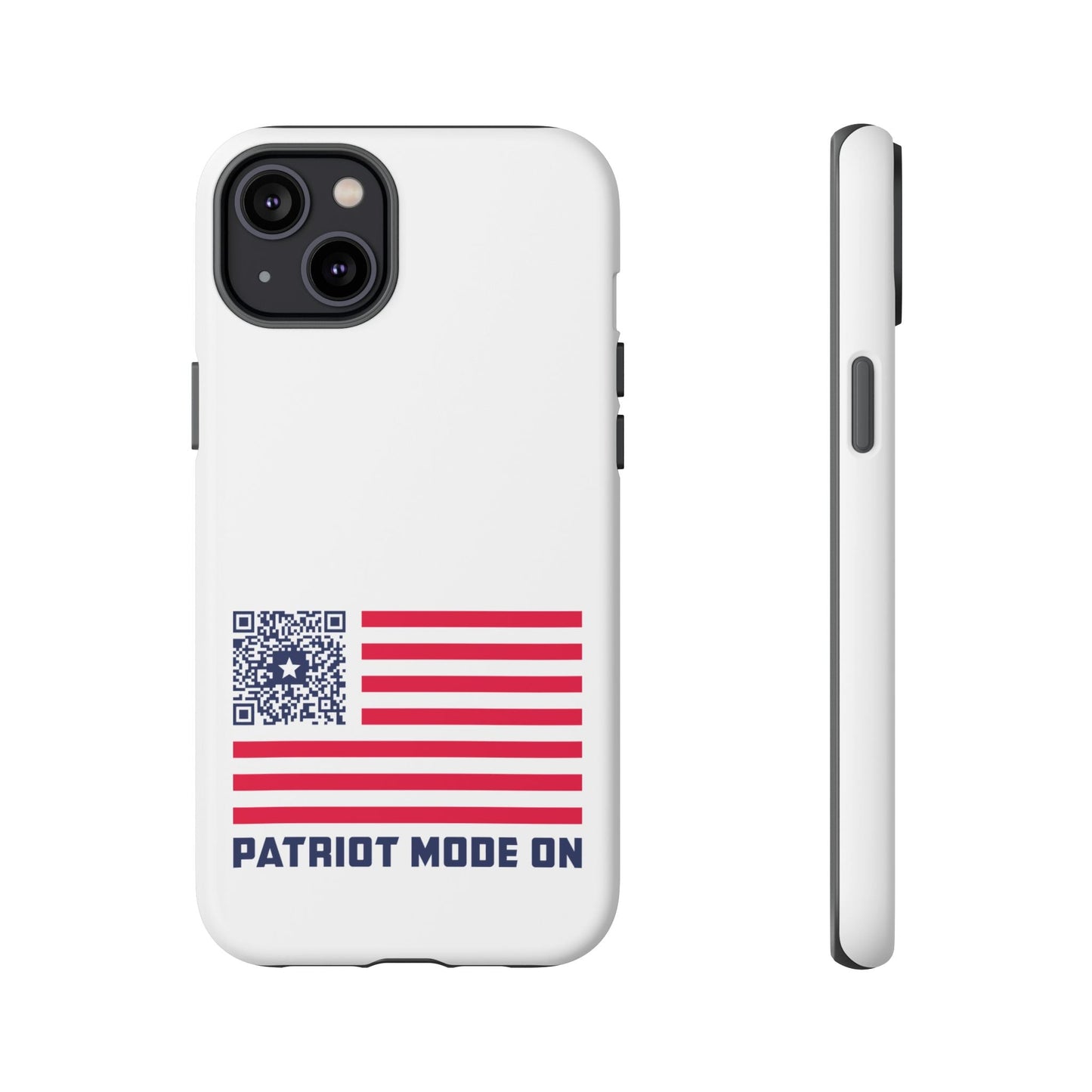 Patriot – Tough Case – White – Patriot Mode On - QR NATION