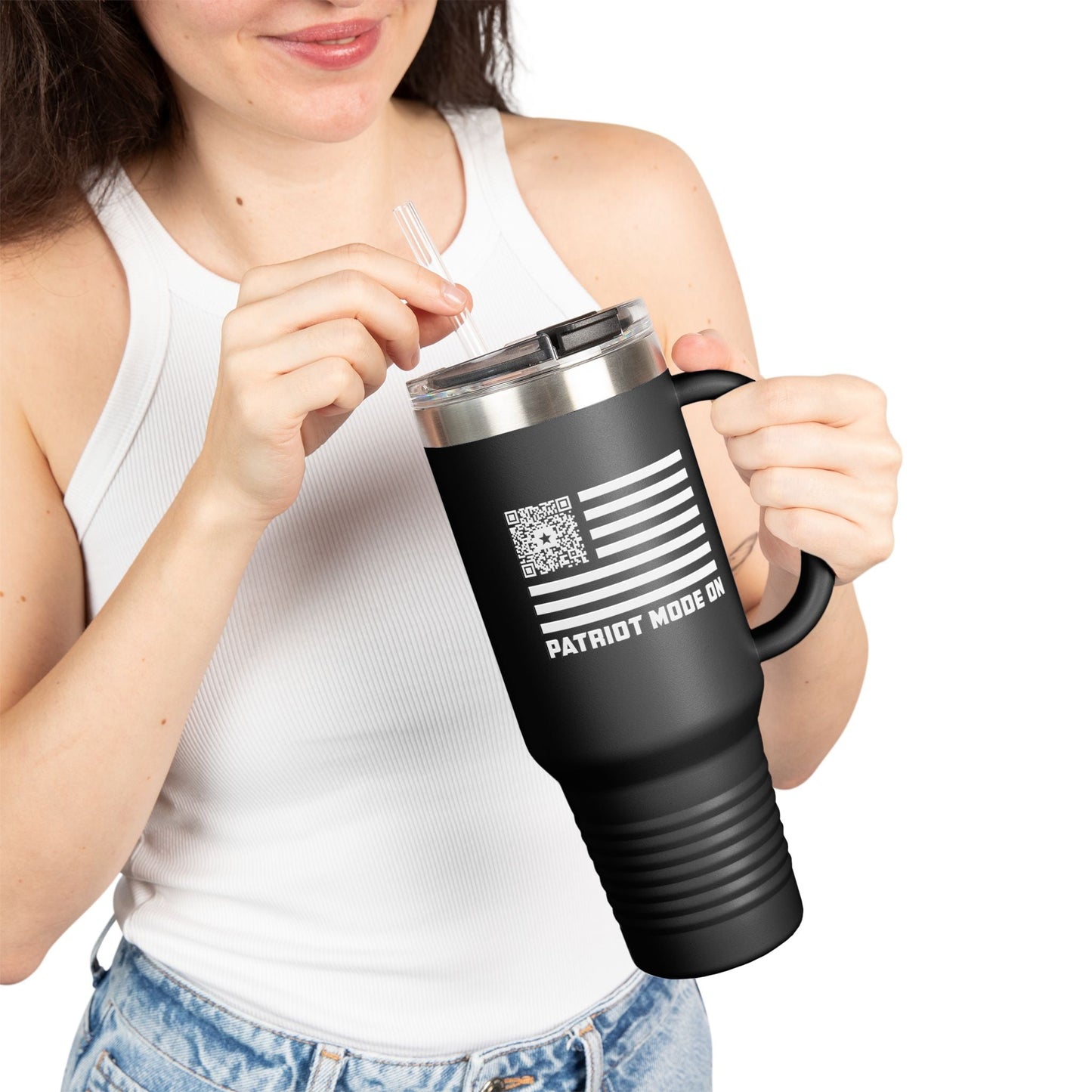 Patriot – Travel Mug – Patriot Mode On - QR NATION