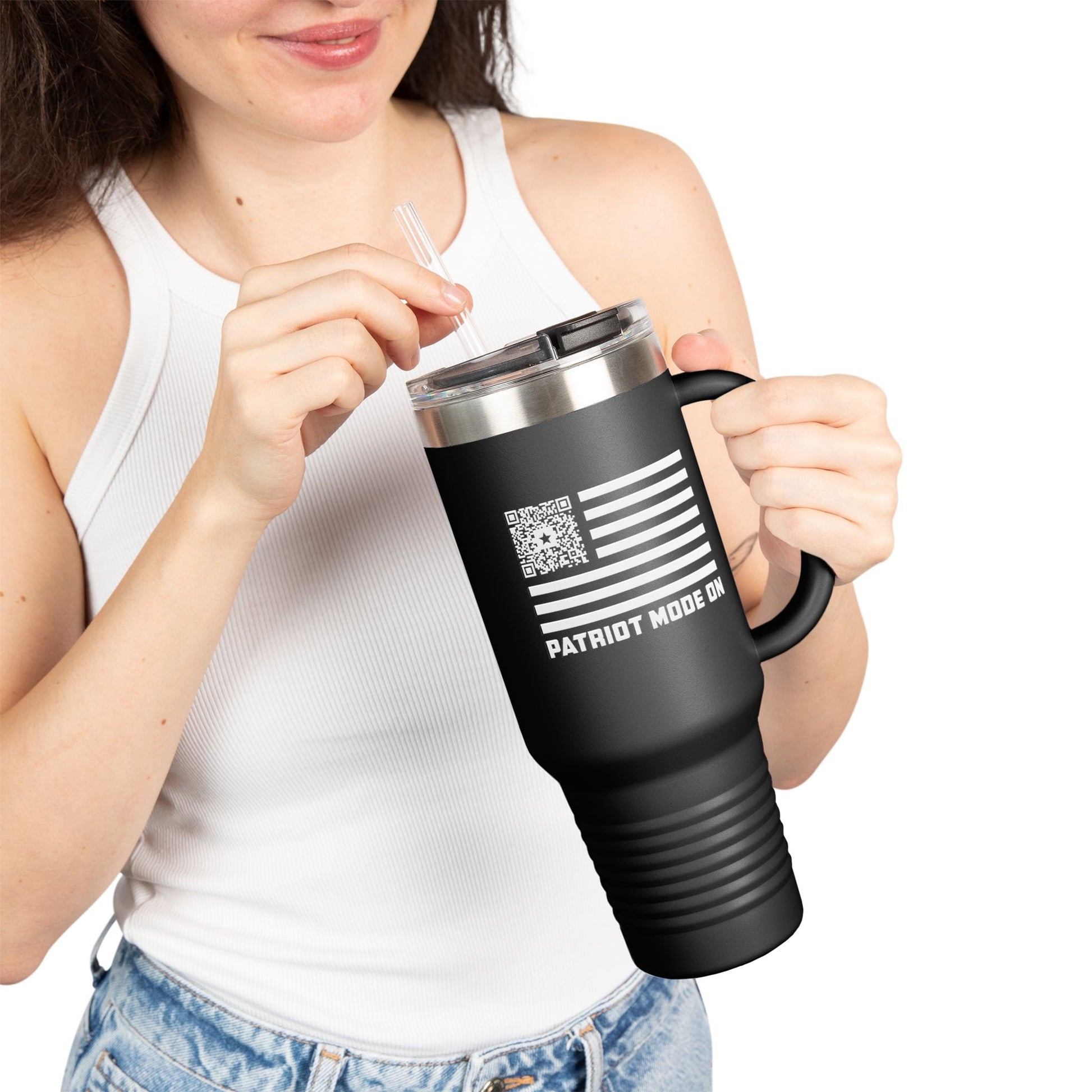 Patriot – Travel Mug – Patriot Mode On - QR NATION