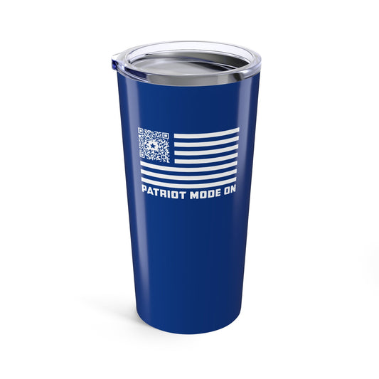 Patriot – Tumbler – Dark Blue – Patriot Mode On - QR NATION
