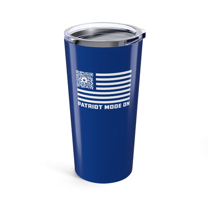 Patriot – Tumbler – Dark Blue – Patriot Mode On - QR NATION