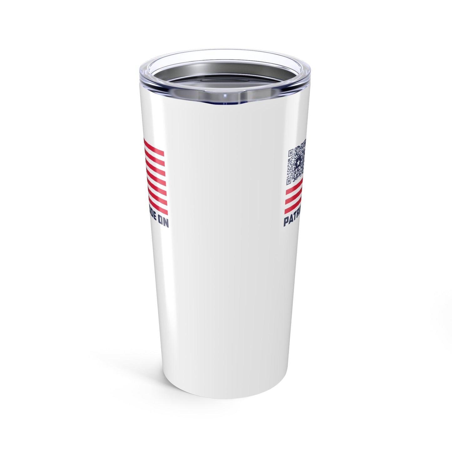 Patriot – Tumbler – White – Patriot Mode On - QR NATION