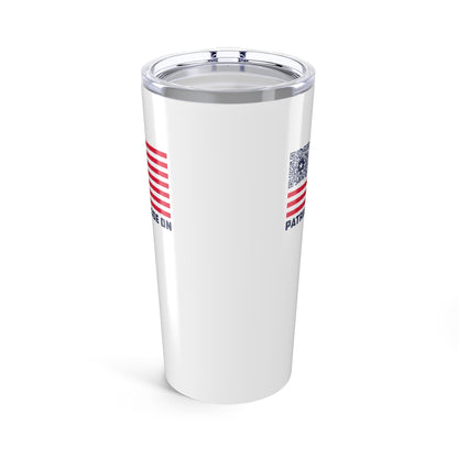Patriot – Tumbler – White – Patriot Mode On - QR NATION