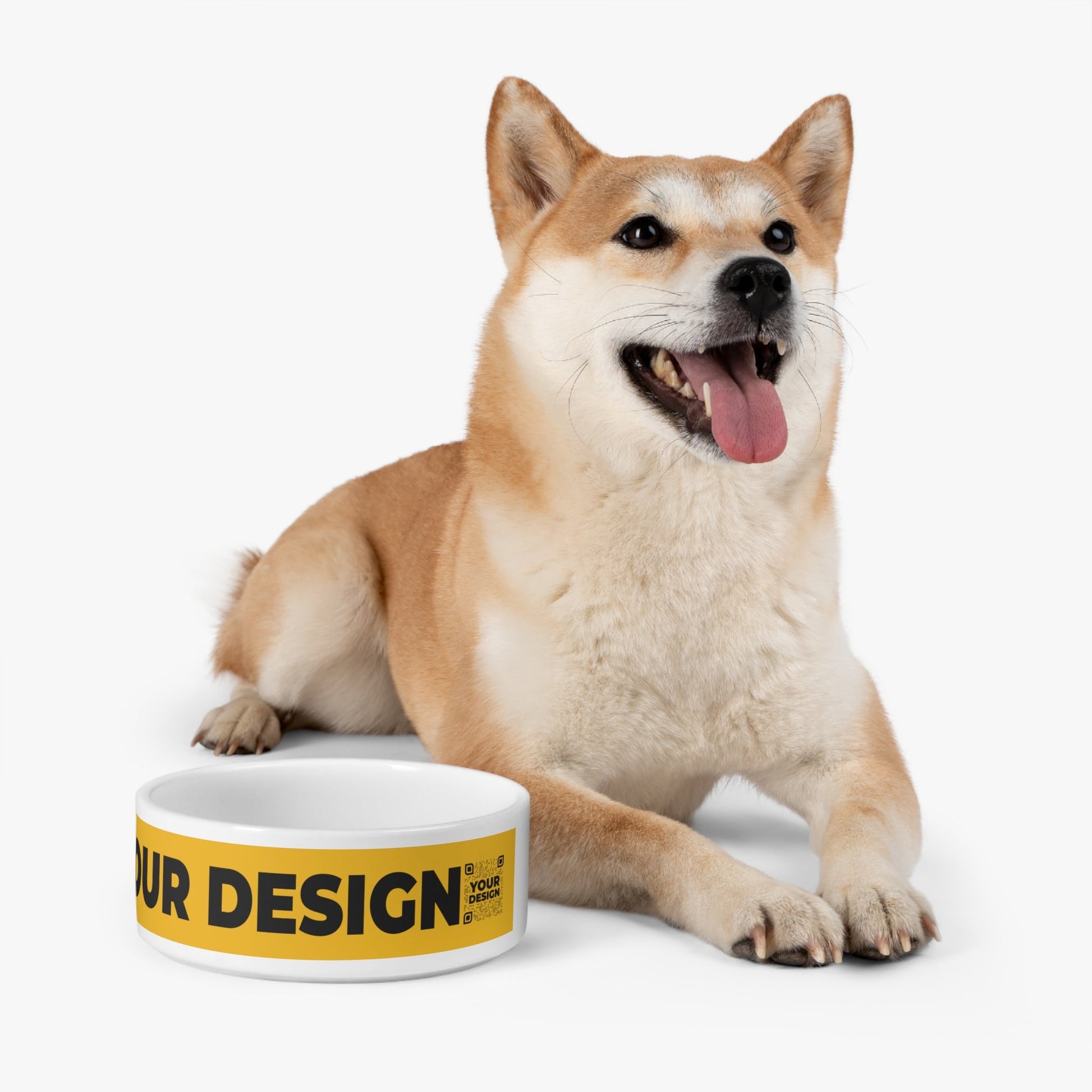 Pet Bowl - Yellow - QR NATION