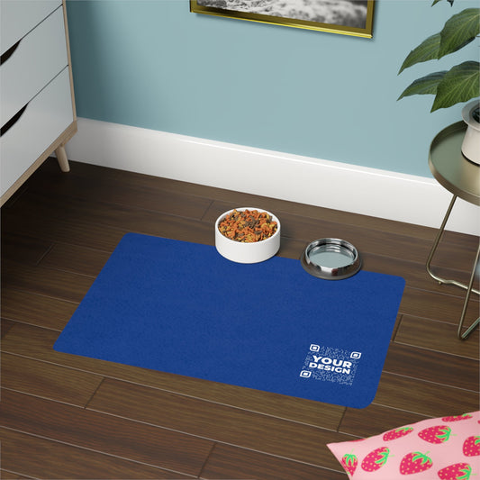 Pet Food Mat – Dark Blue - QR NATION