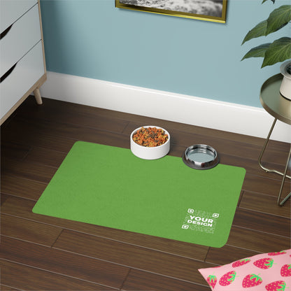Pet Food Mat – Green - QR NATION