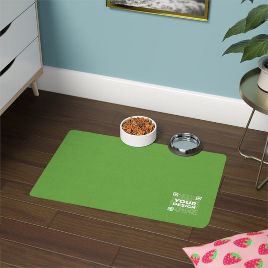 Pet Food Mat – Green - QR NATION