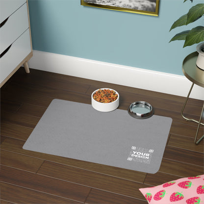 Pet Food Mat – Grey - QR NATION