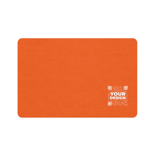 Pet Food Mat – Orange - QR NATION