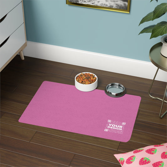 Pet Food Mat – Pink - QR NATION