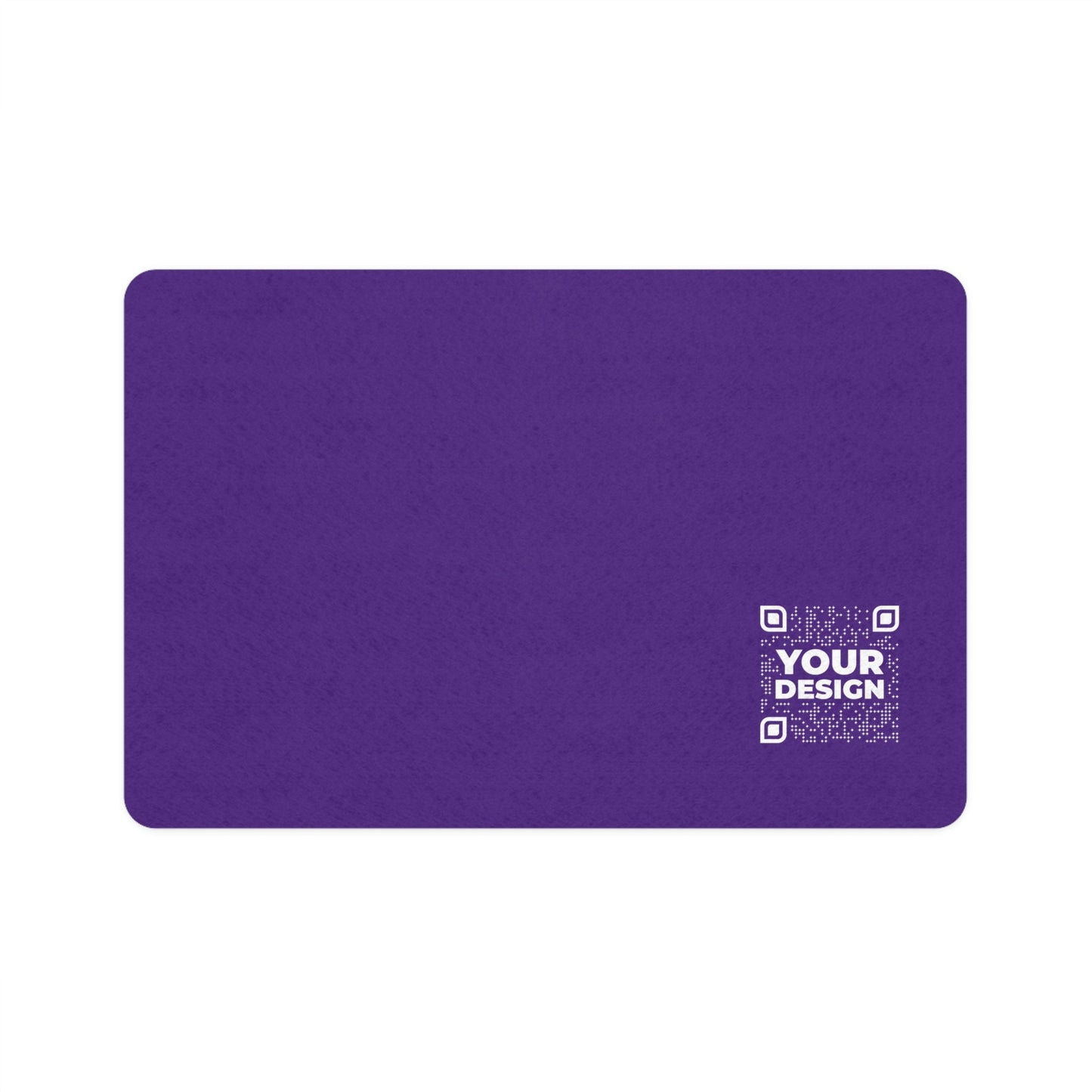 Pet Food Mat – Purple - QR NATION