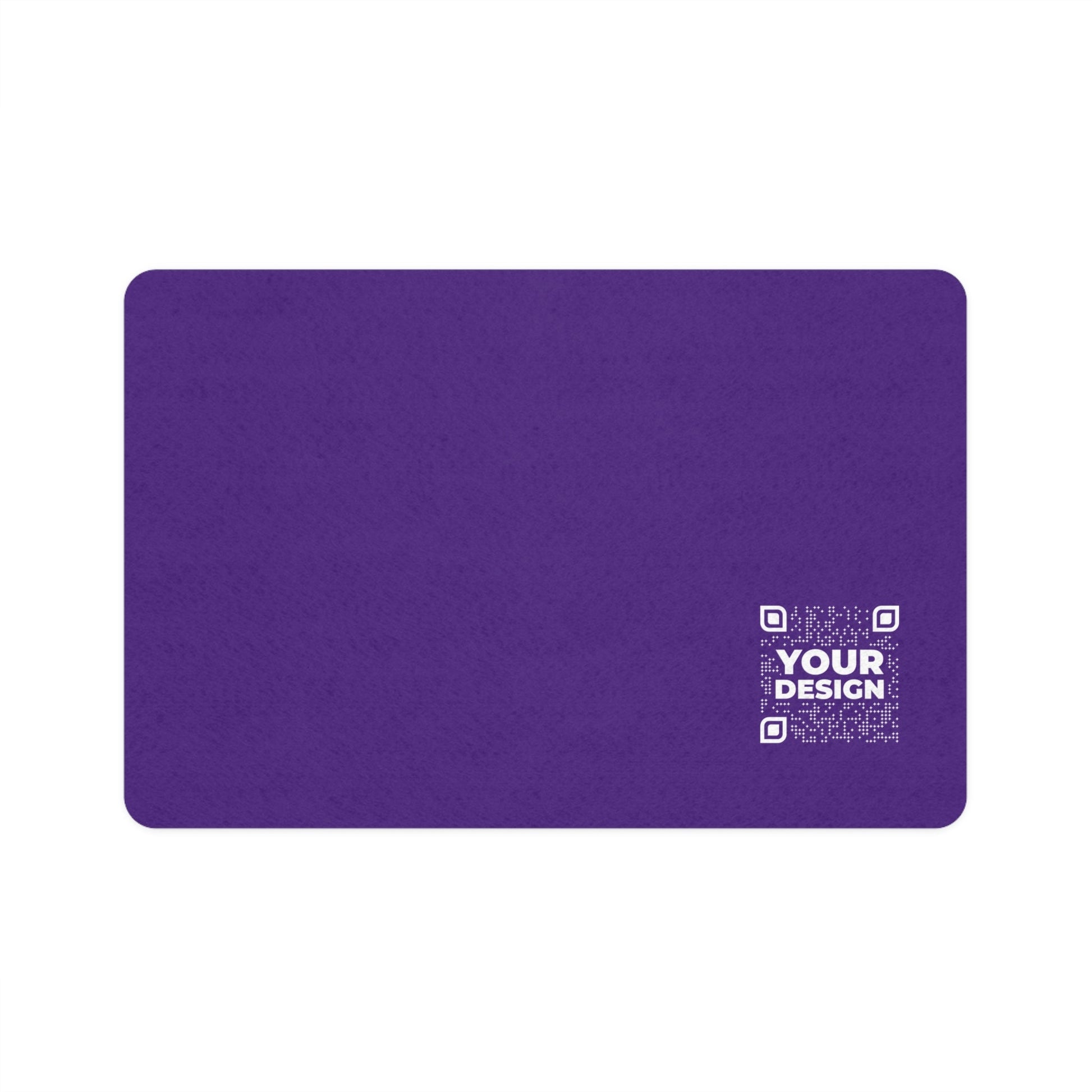 Pet Food Mat – Purple - QR NATION