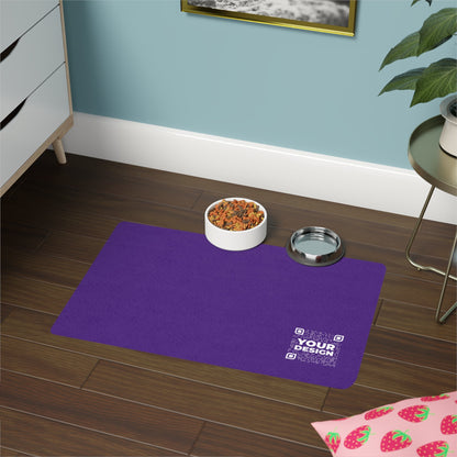 Pet Food Mat – Purple - QR NATION