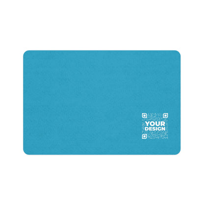 Pet Food Mat – Turquoise - QR NATION