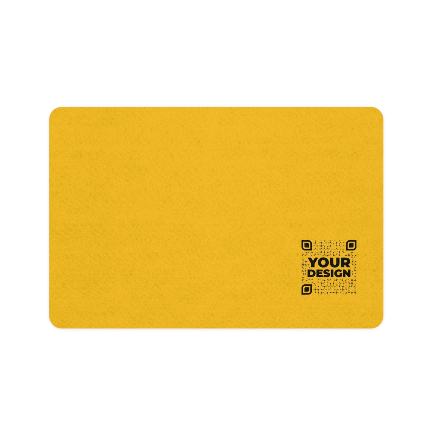 Pet Food Mat – Yellow - QR NATION