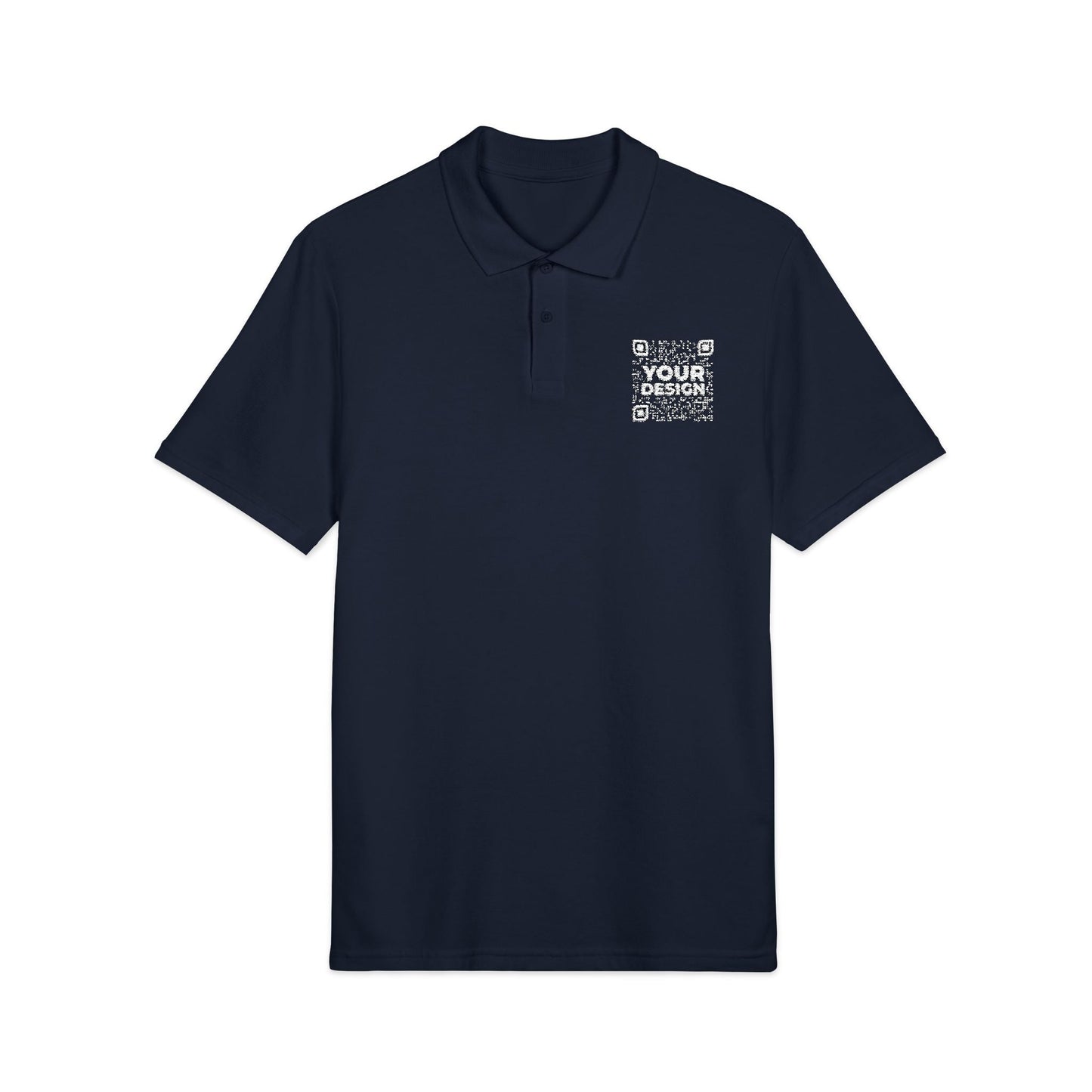 Polo – Navy - QR NATION