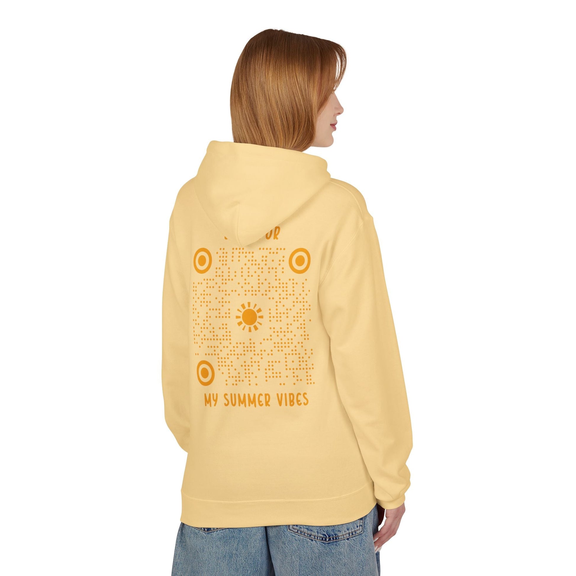 Summer – Hoodie – Scan for My Summer Vibes - QR NATION